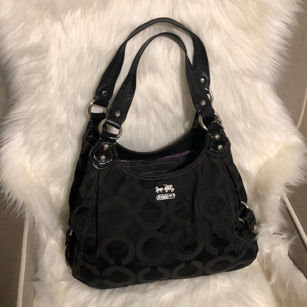 | Like New | Coach Madison-Maggie Hobo Signature